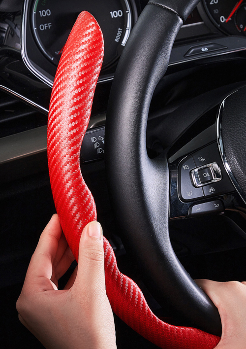 Carbon Fiber Steering Wheel Cover