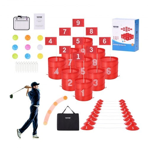 Backyard Golf Game, 9 Hole Golf Course, Golf Game Practice Games, Golf