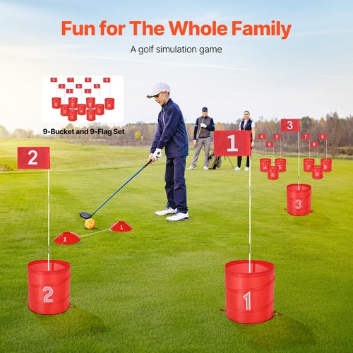 Backyard Golf Game, 9 Hole Golf Course, Golf Game Practice Games, Golf